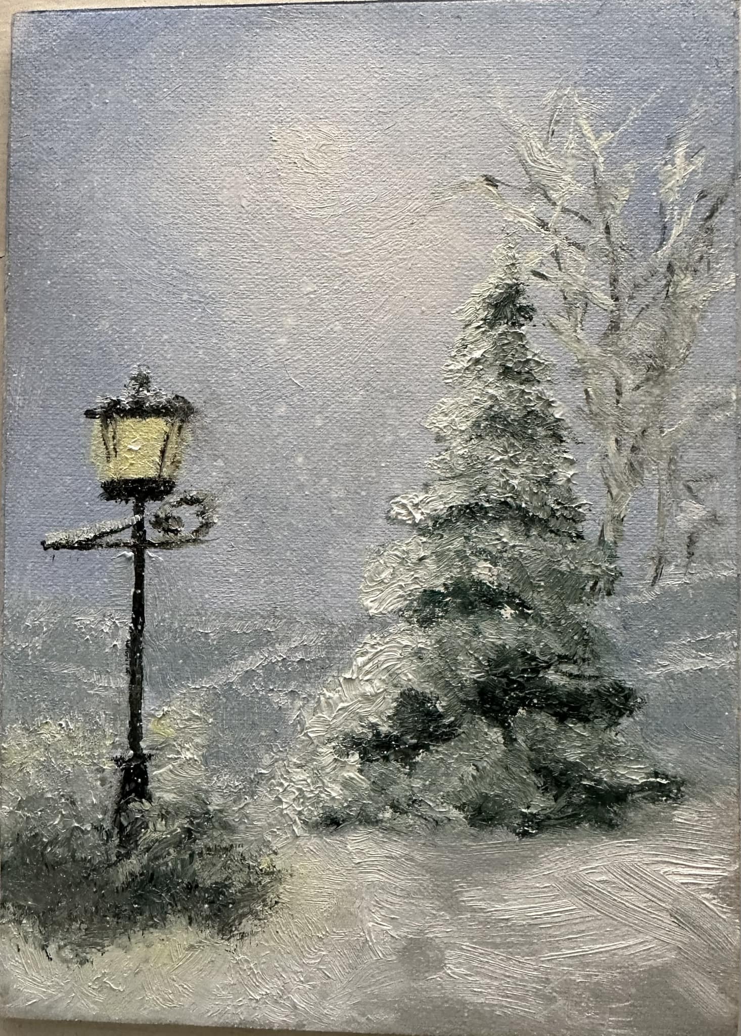 Winter Snow 7x5"